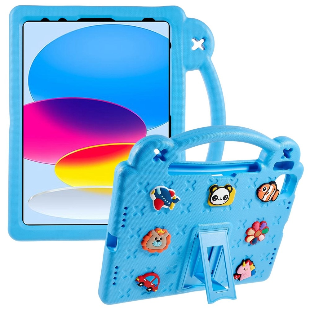 Kickstand Shockproof Case Kids iPad 10.9 10th Gen (2022) Blue