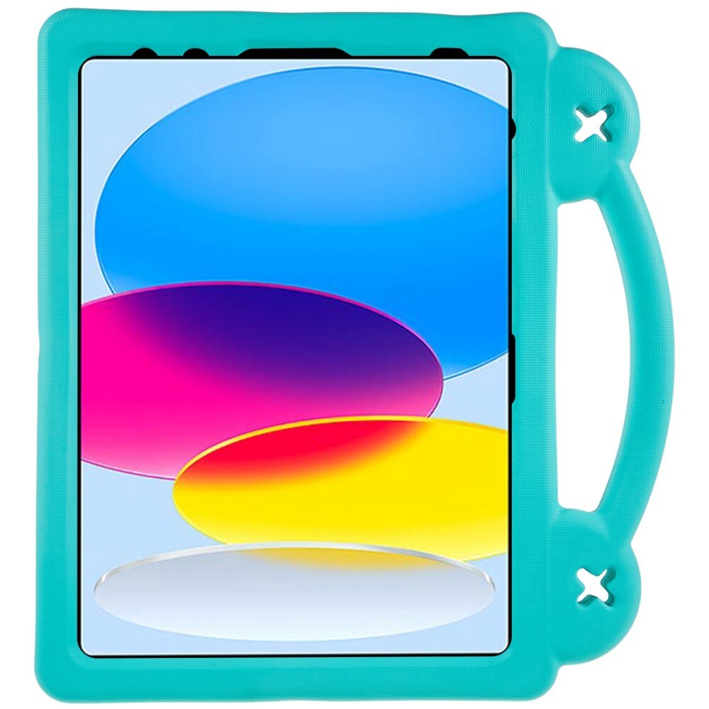 Kickstand Shockproof Case Kids iPad 10.9 10th Gen (2022) Turqoise