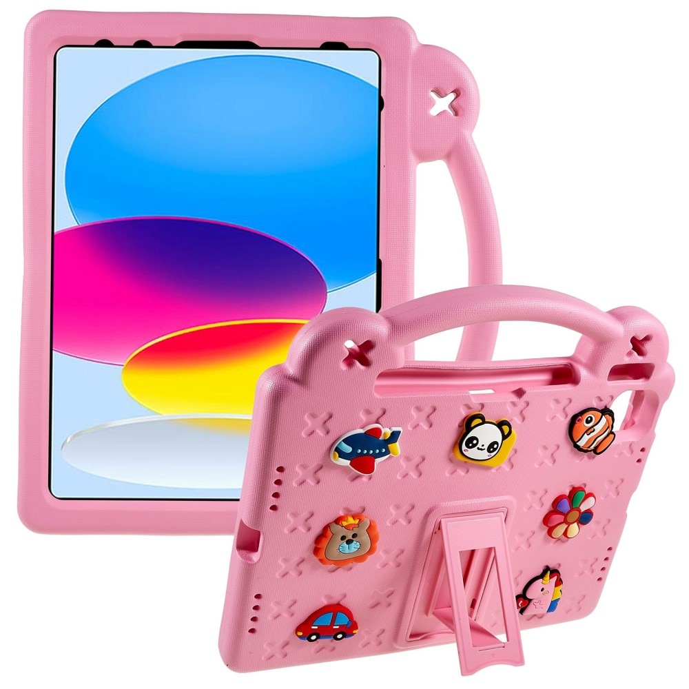 Kickstand Shockproof Case Kids iPad 10.9 2022 (10th gen) Pink