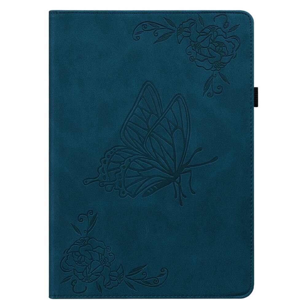 iPad 10.9 10th Gen (2022) Leather Cover Butterflies Blue