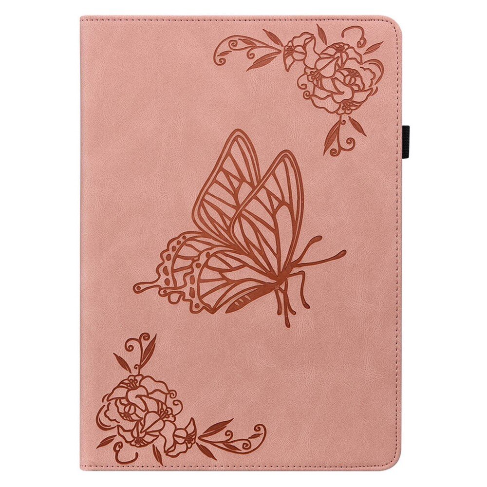 iPad 10.9 10th Gen (2022) Leather Cover Butterflies Pink