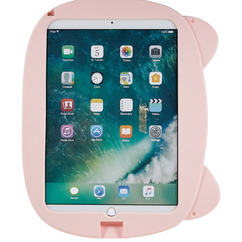 iPad Air 10.5 3rd Gen (2019) Silicone Cover with Pig Design Pink