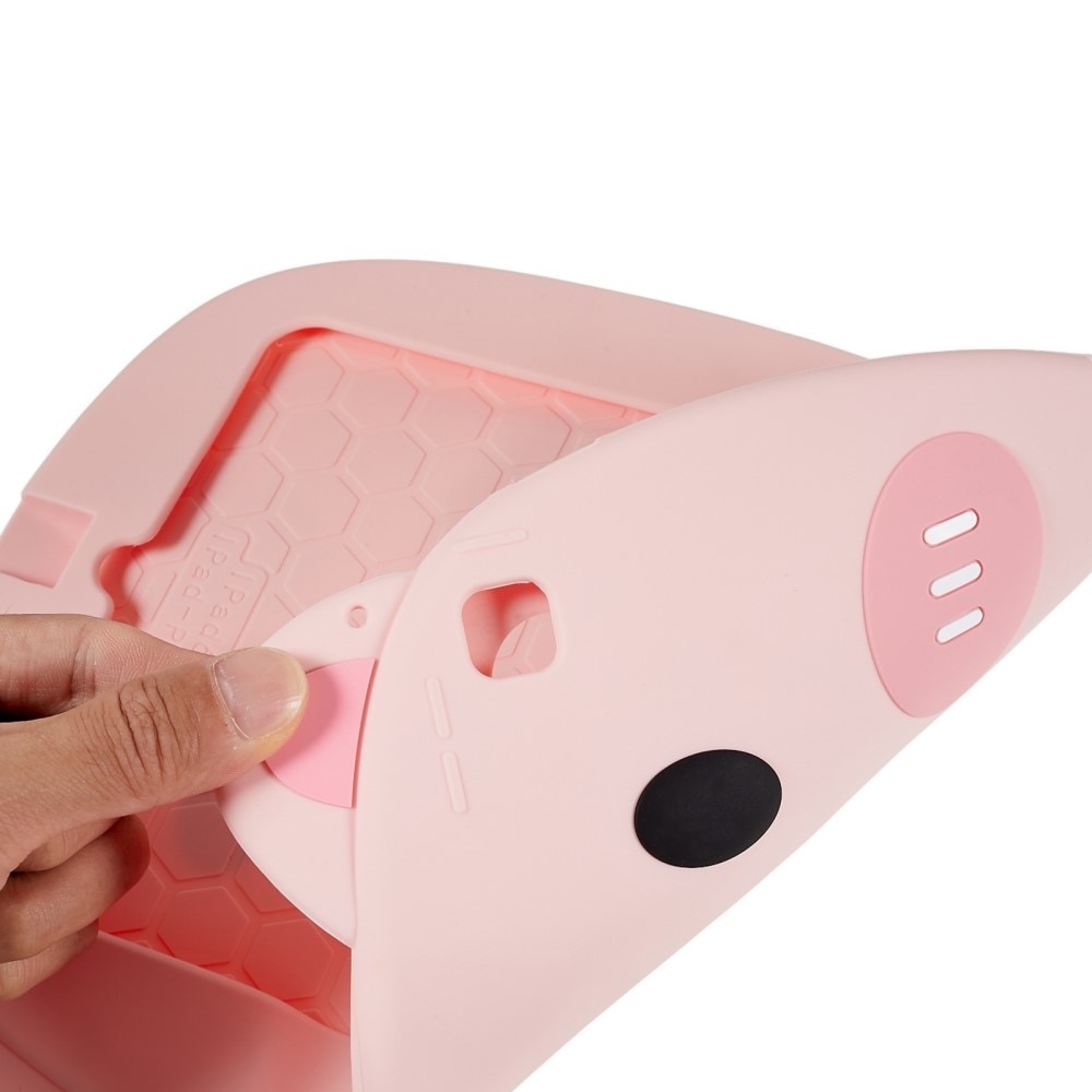 iPad Air 9.7 1st Gen (2013) Silicone Cover with Pig Design Pink