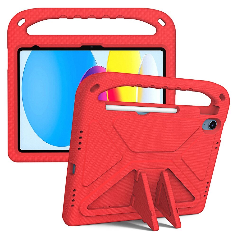Case Kids with Handle Apple iPad 10.9 10th Gen (2022) Red