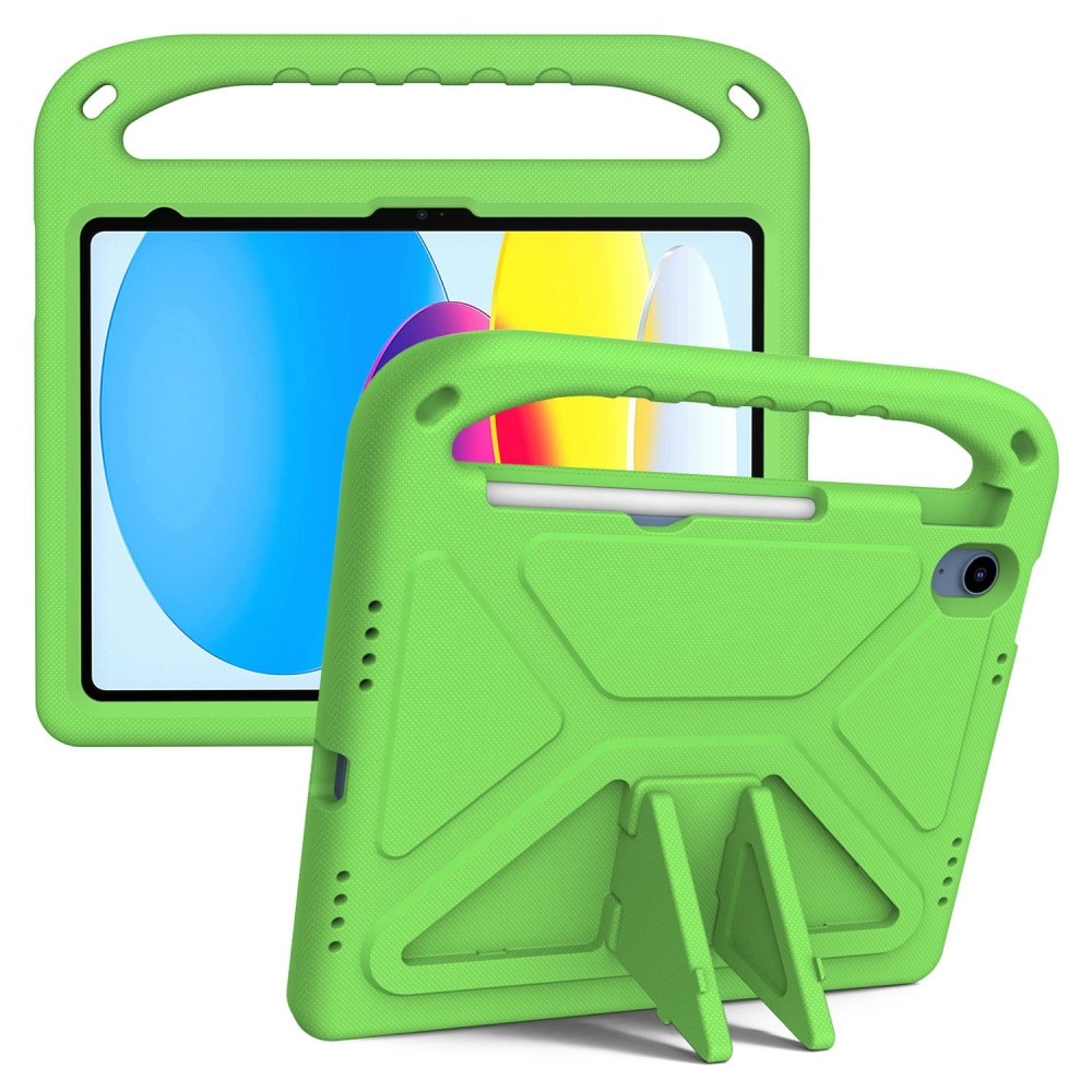 Case Kids with Handle iPad 10.9 10th Gen (2022) Green