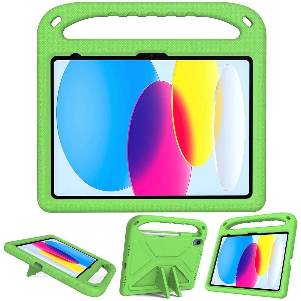 Case Kids with Handle iPad 10.9 10th Gen (2022) Green