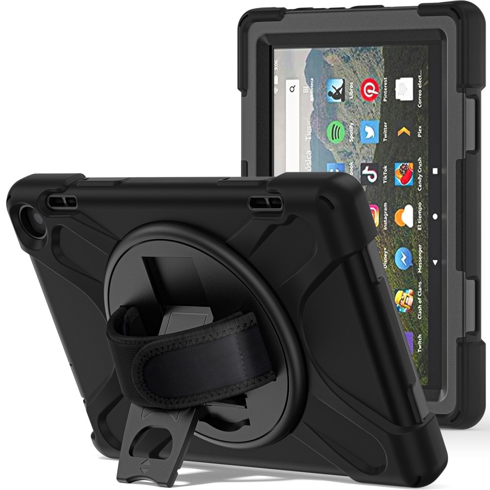 Amazon Fire HD 8 Shockproof Hybrid Case Black