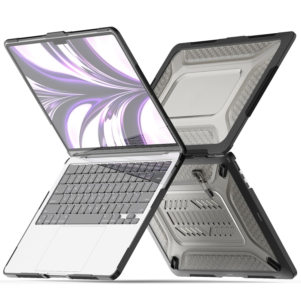 Hybrid Case w. Kickstand MacBook Air 13 2022 Black