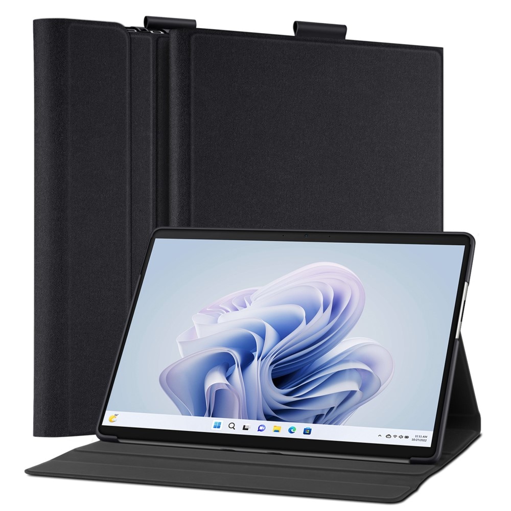 Microsoft Surface Pro 9 Domo Tri-Fold Case Black