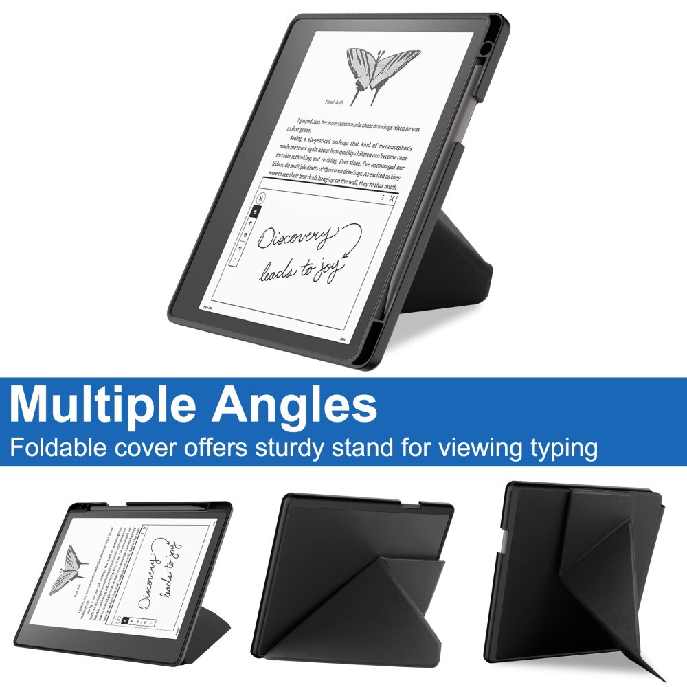 Book Cover Origami Amazon Kindle Scribe 10.2 Black