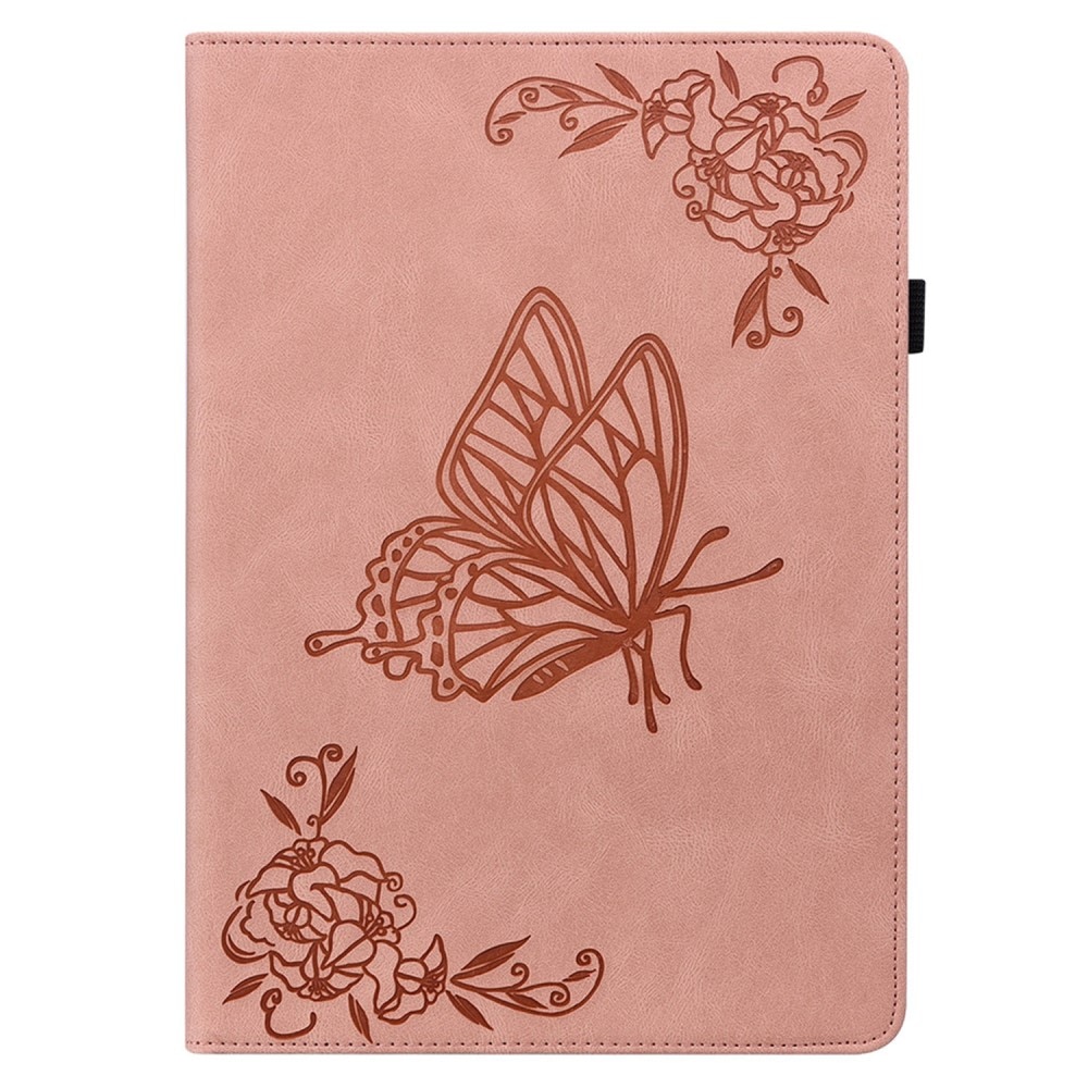 Nokia T21 Leather Cover Butterflies Pink