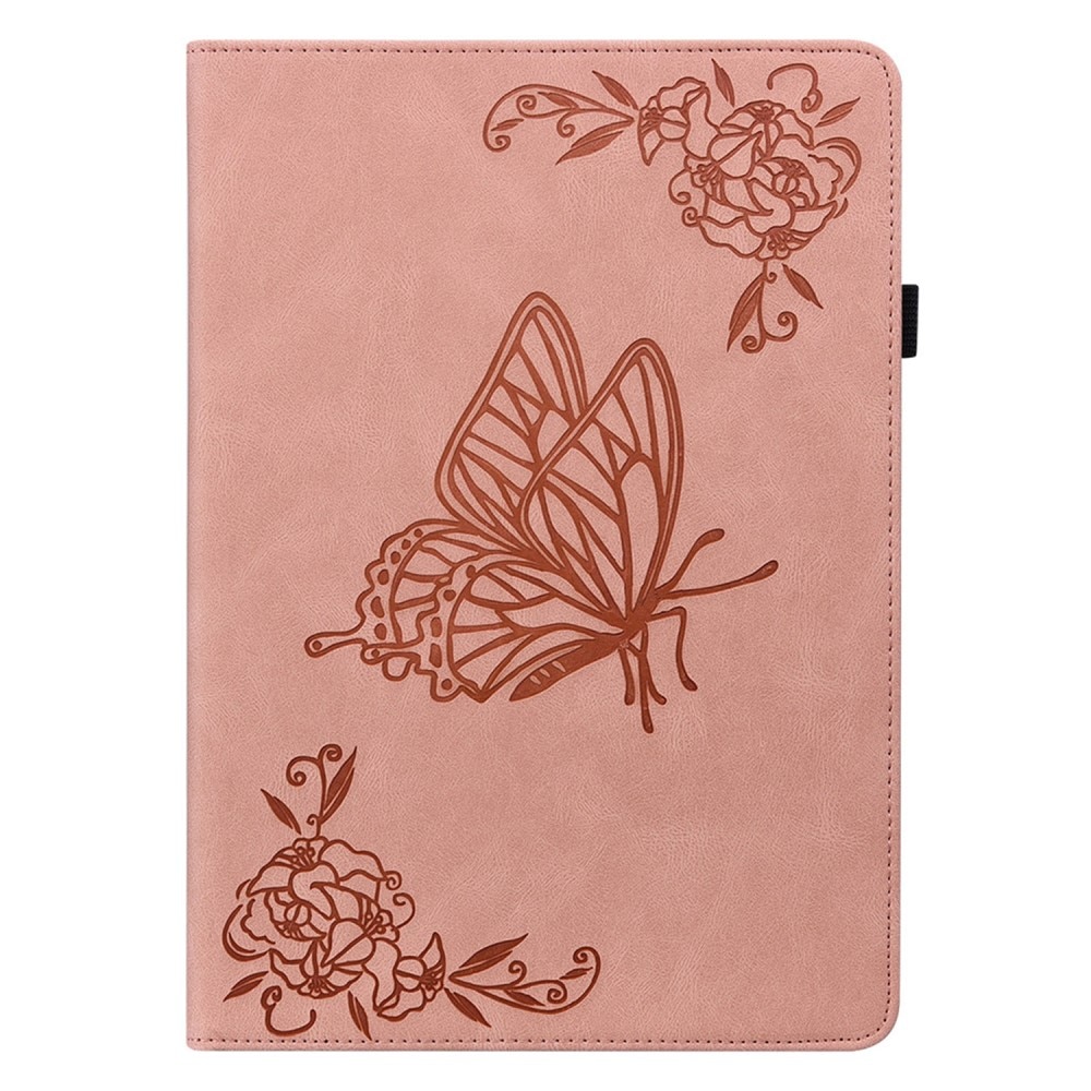 Xiaomi Pad 6 Leather Cover Butterflies Pink