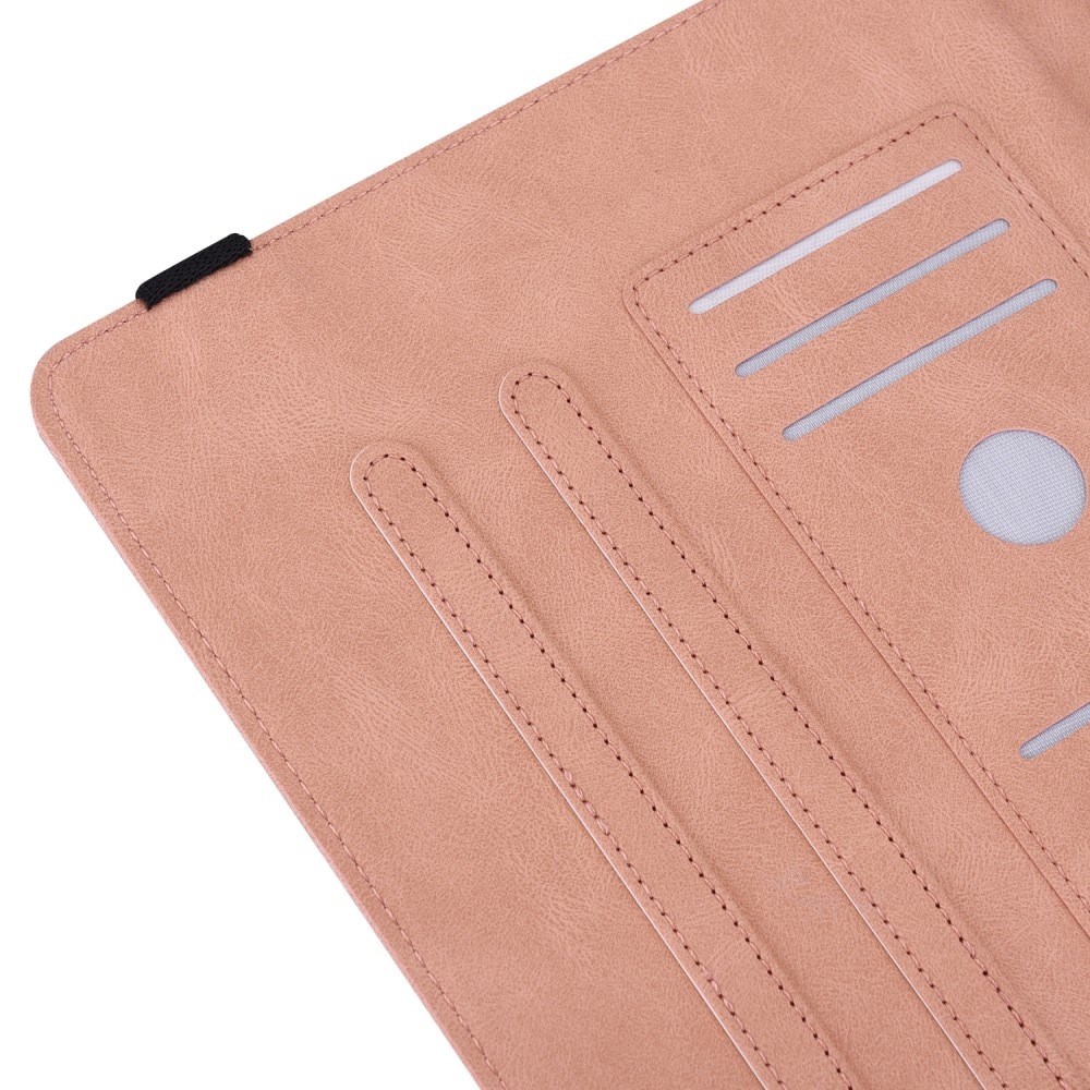 Xiaomi Pad 6 Leather Cover Butterflies Pink