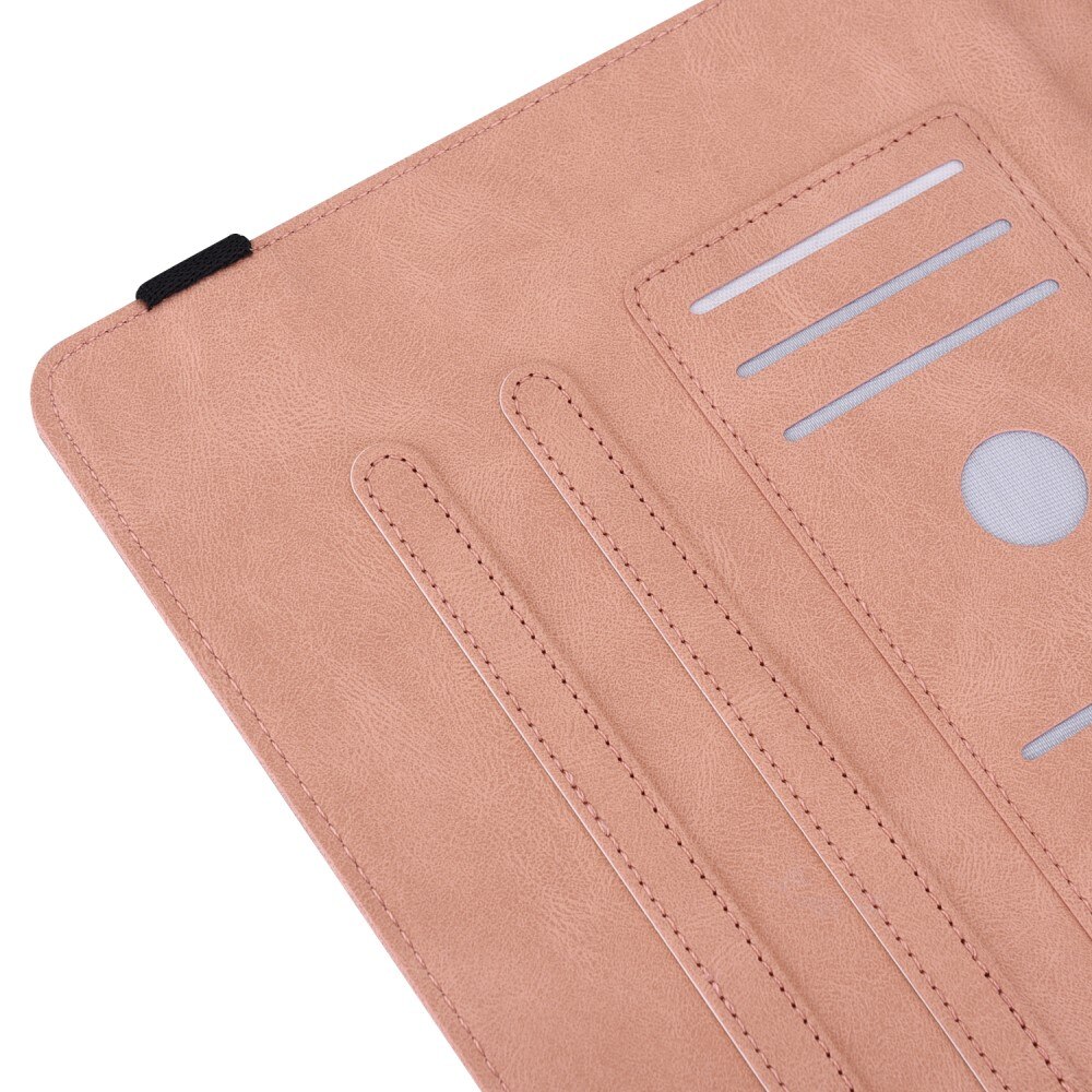 Xiaomi Pad 6 Pro Leather Cover Butterflies Pink