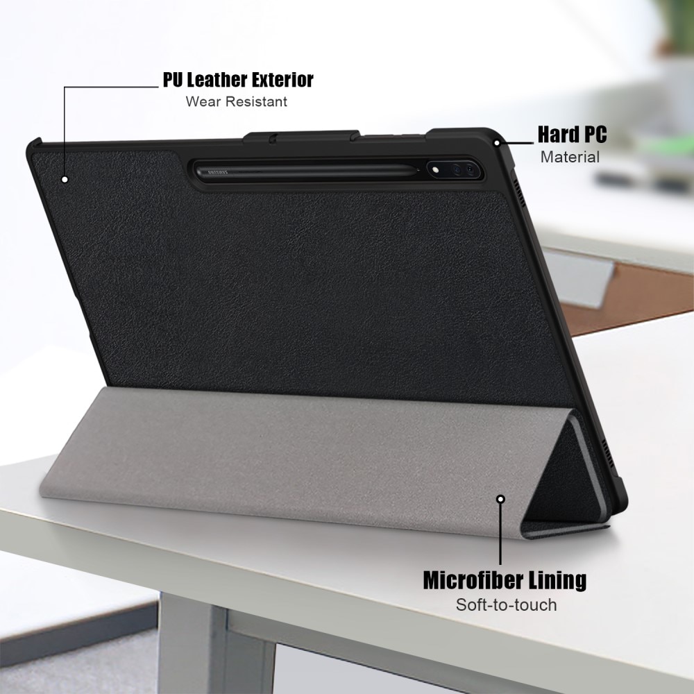 Samsung Galaxy Tab S9 Ultra Tri-Fold Cover Black