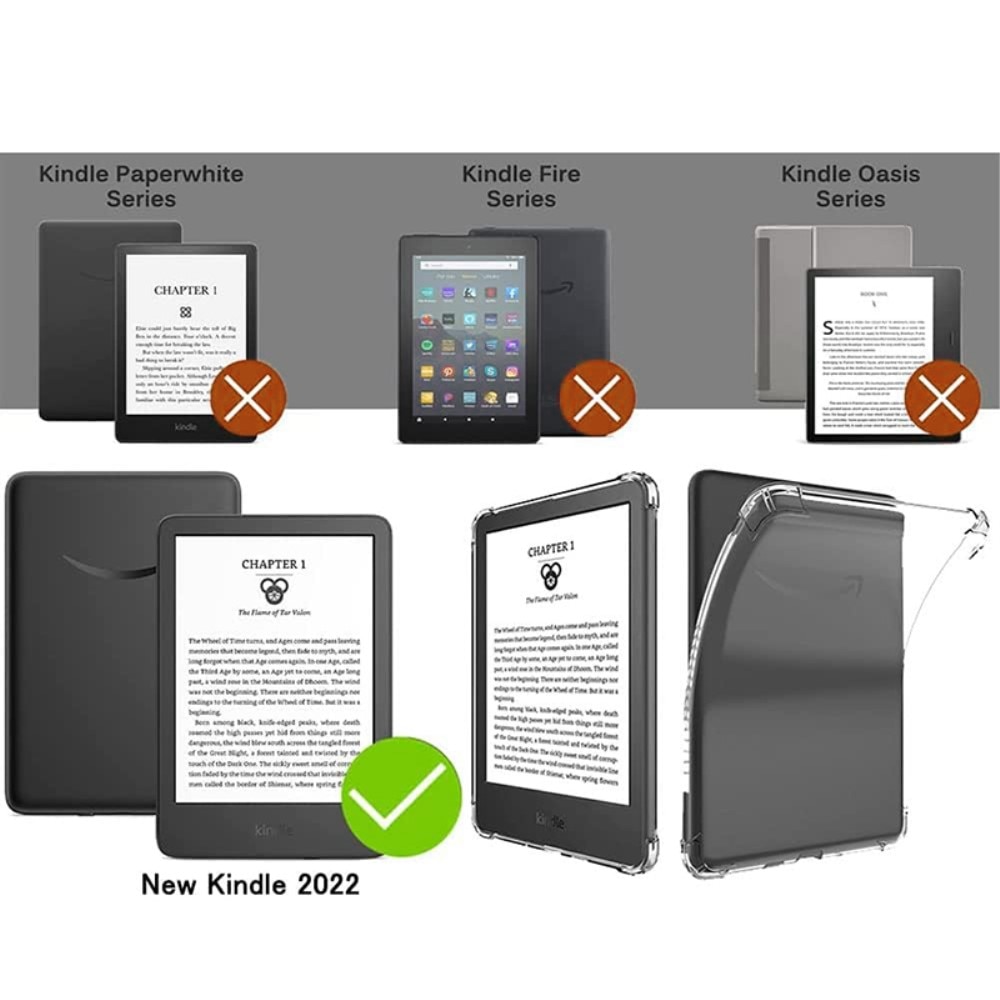 Amazon Kindle 6" (2022)) Case Transparent