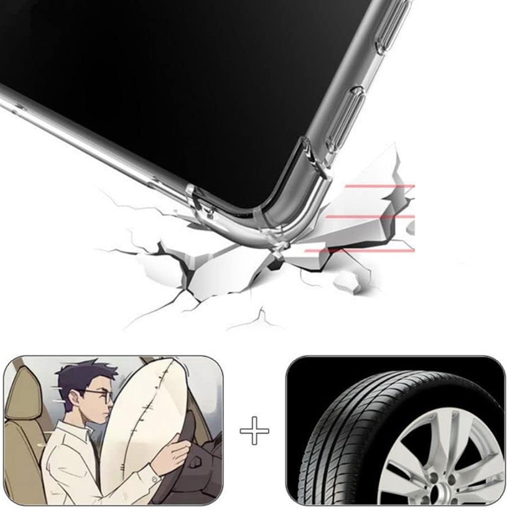 Samsung Galaxy Tab S7 FE Shock-resistant TPU Case Transparent