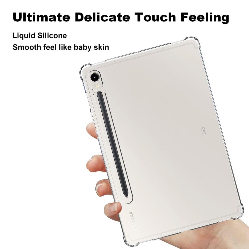 Samsung Galaxy Tab S9 Shock-resistant TPU Case Transparent