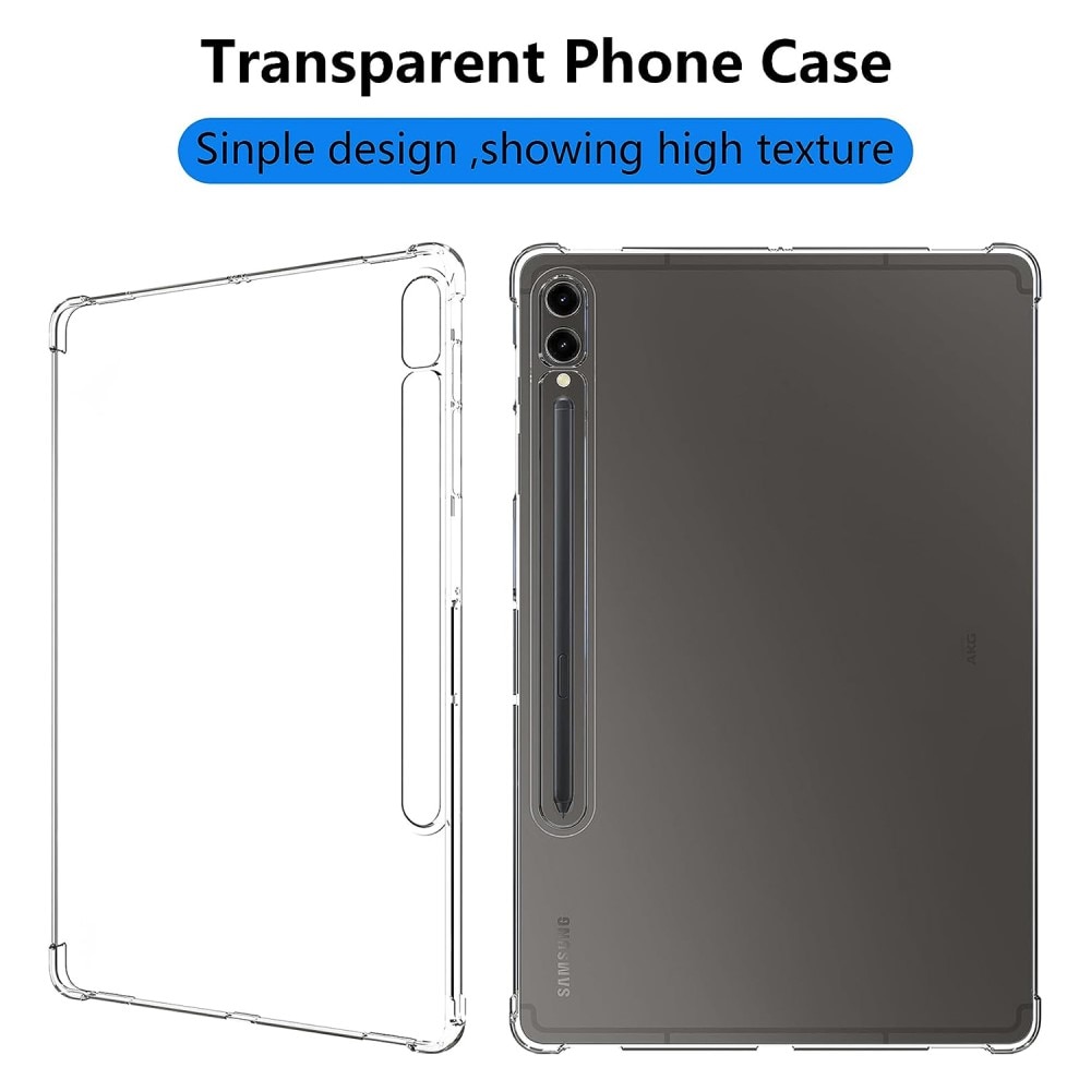 Samsung Galaxy Tab S9 Plus Shock-resistant TPU Case Transparent