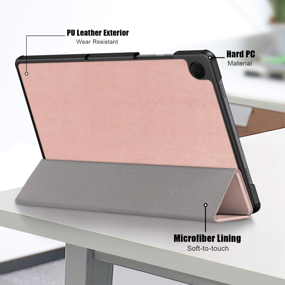 For Samsung Tab A9 Plus Case 11 inch Trifold Leaher Soft Back