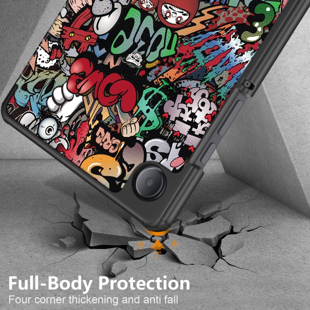 Samsung Galaxy Tab A9 Tri-Fold Cover Graffiti