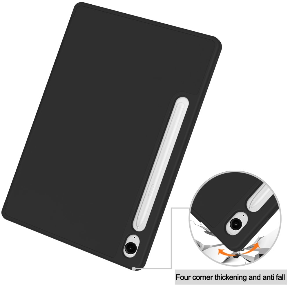 Samsung Galaxy Tab S9 FE Tri-Fold Cover w. Pen-holder Black