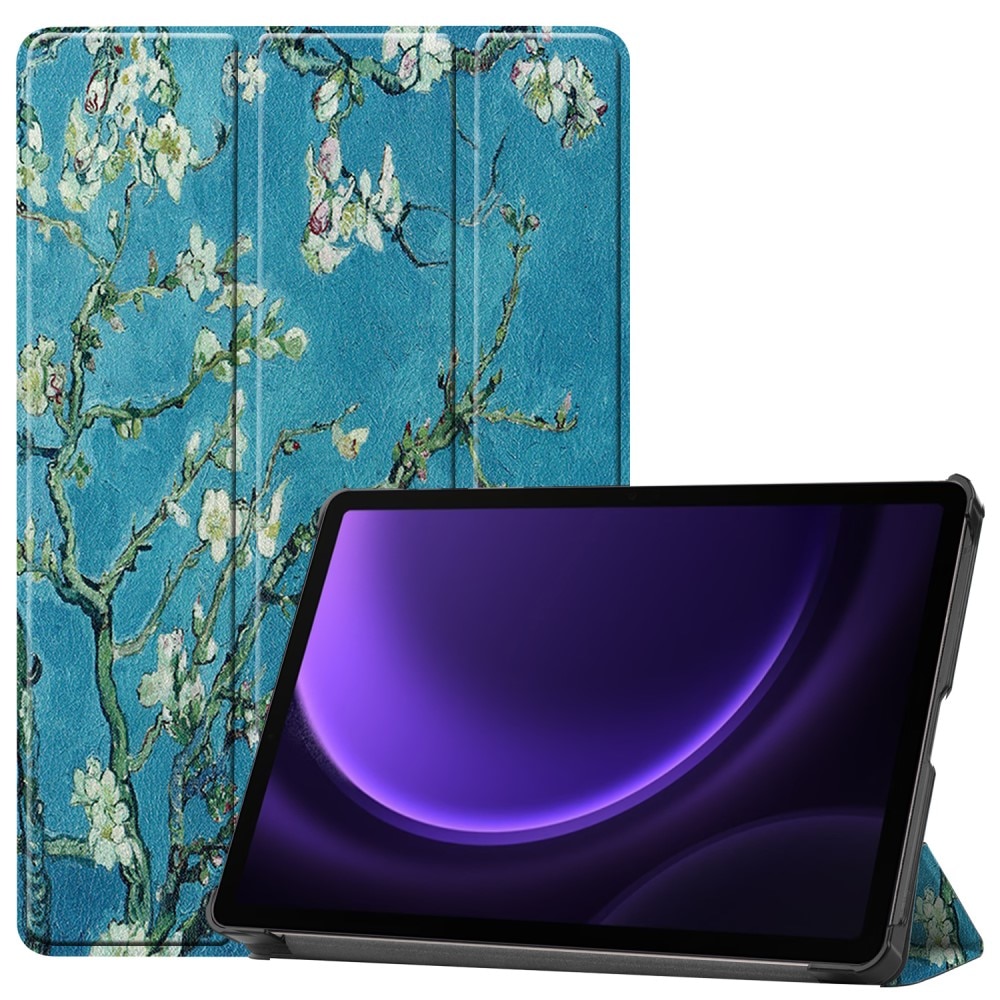 Samsung Galaxy Tab S9 FE Plus Tri-Fold Cover Cherry blossoms