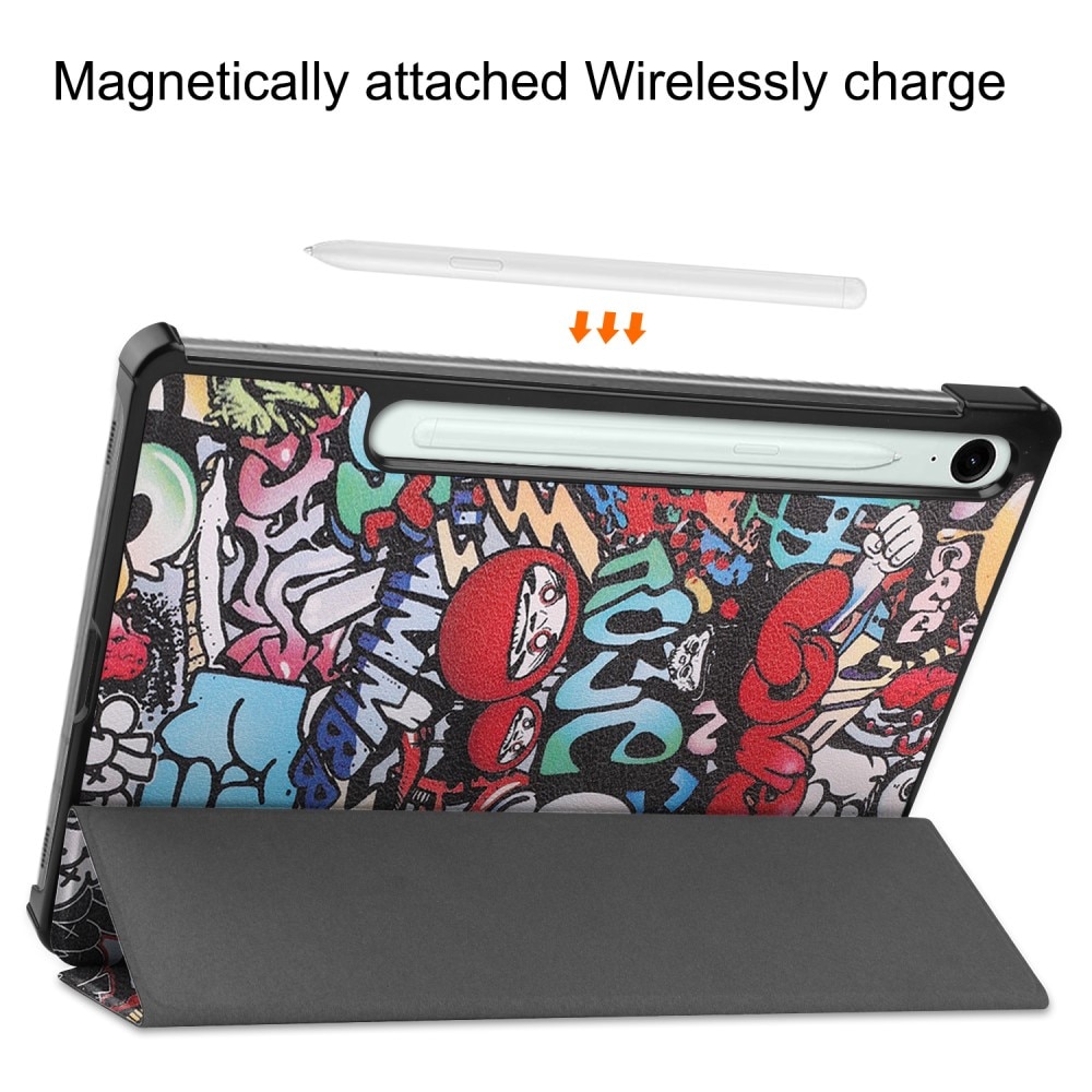 Samsung Galaxy Tab S9 FE Tri-Fold Cover Graffiti