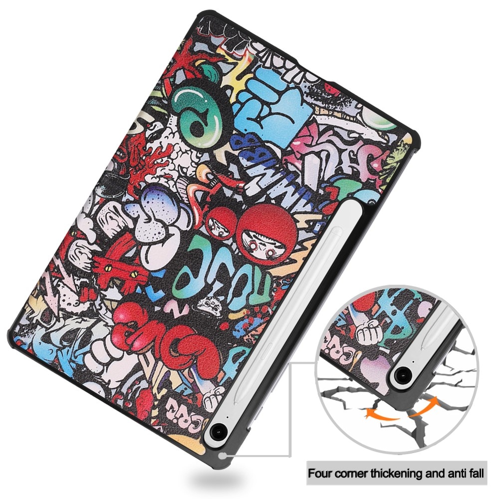 Samsung Galaxy Tab S9 FE Tri-Fold Cover Graffiti