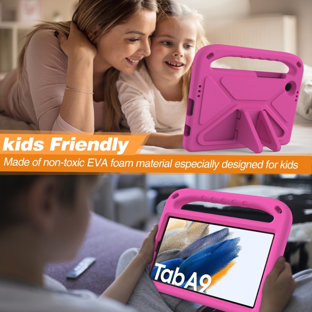 Case Kids with Handle Samsung Galaxy Tab A9 Pink