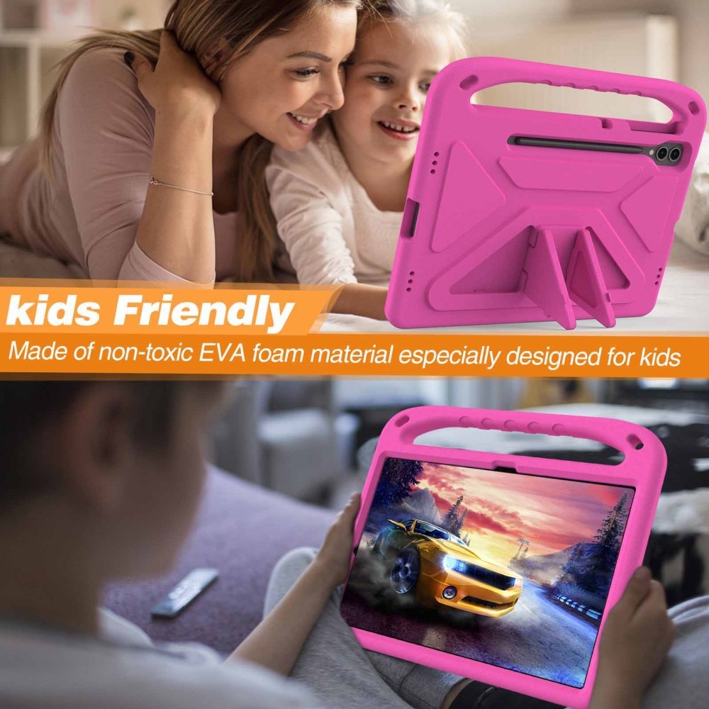 Case Kids with Handle Samsung Galaxy Tab S9 FE Plus Pink