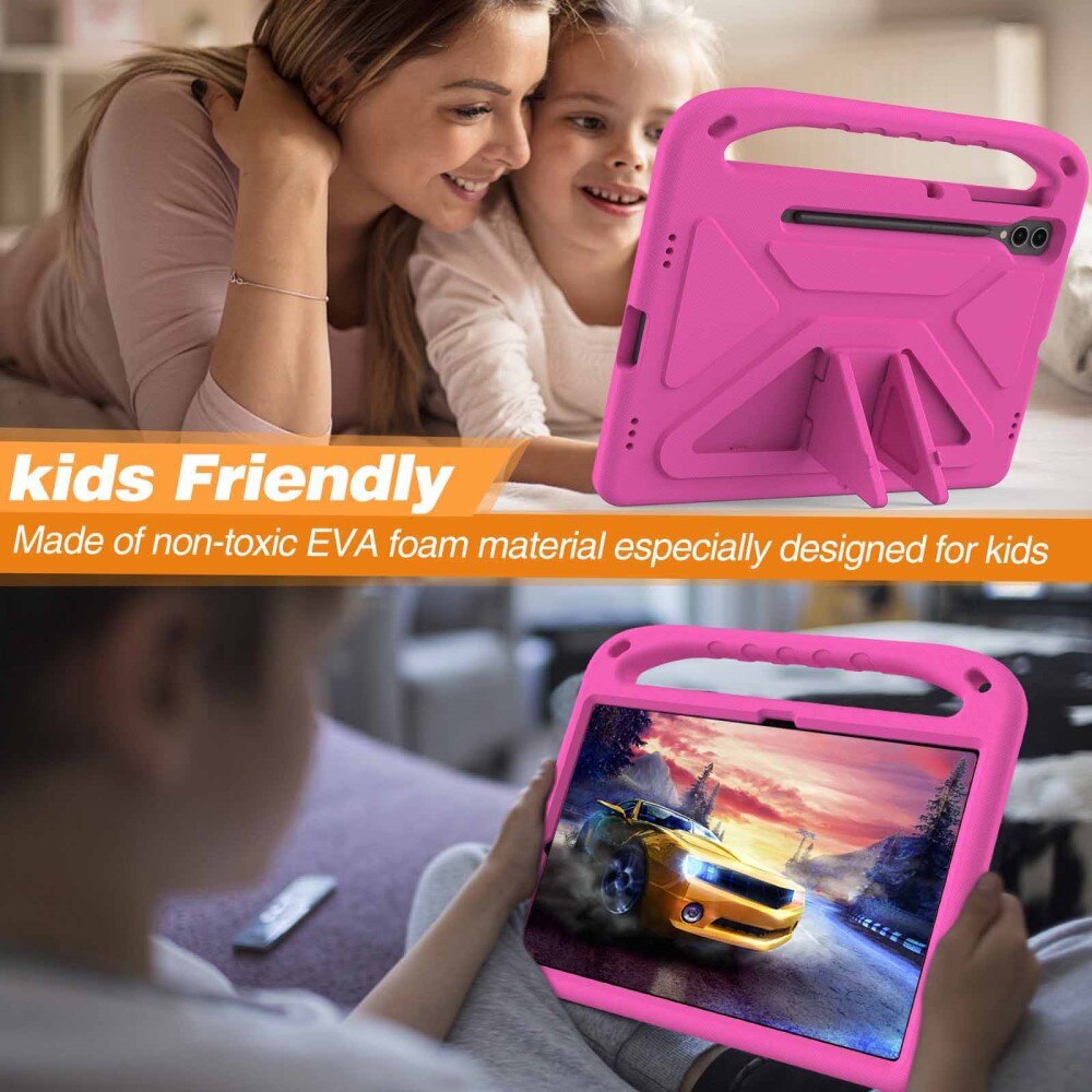 Case Kids with Handle Samsung Galaxy Tab S9 FE Plus Pink