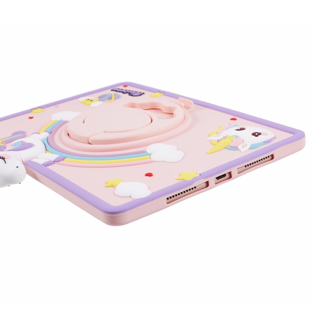 iPad 10.2 9th Gen (2021) Unicorn Case with Stand Pink