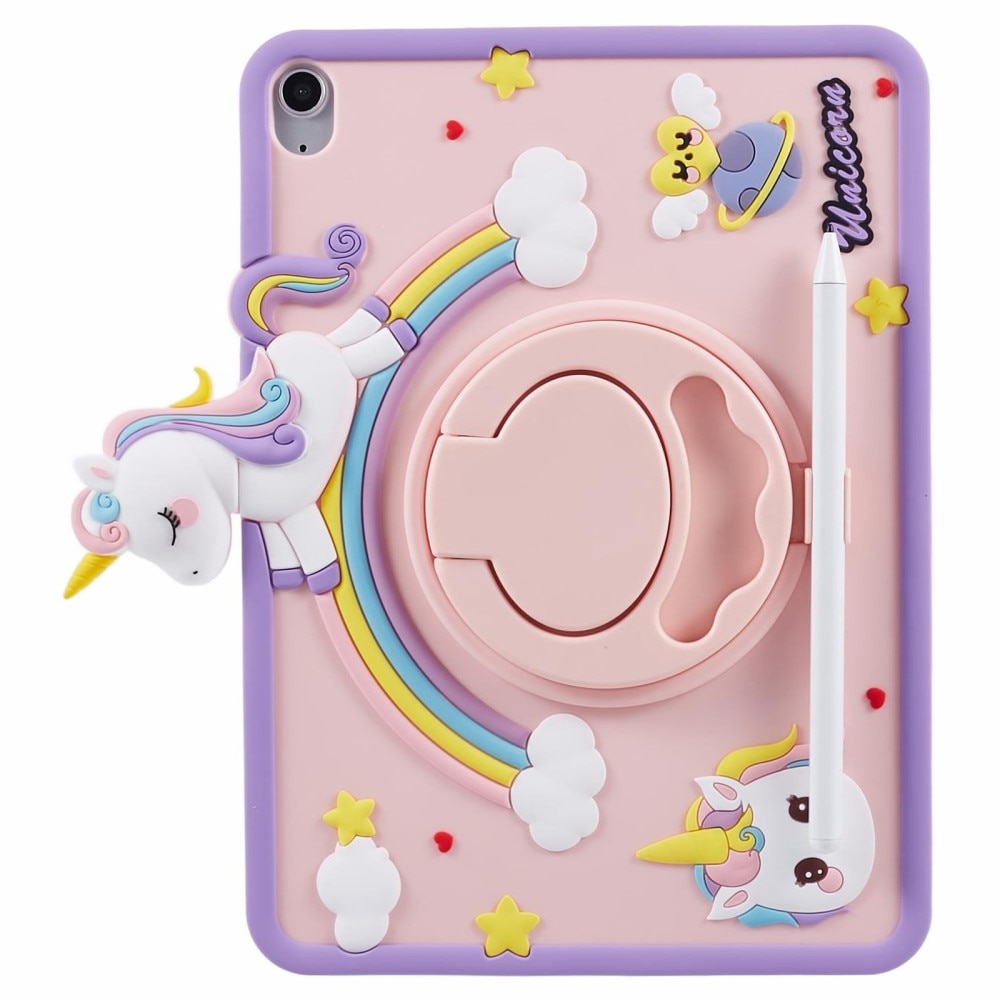 iPad 10.9 10th Gen (2022) Unicorn Case with Stand Pink