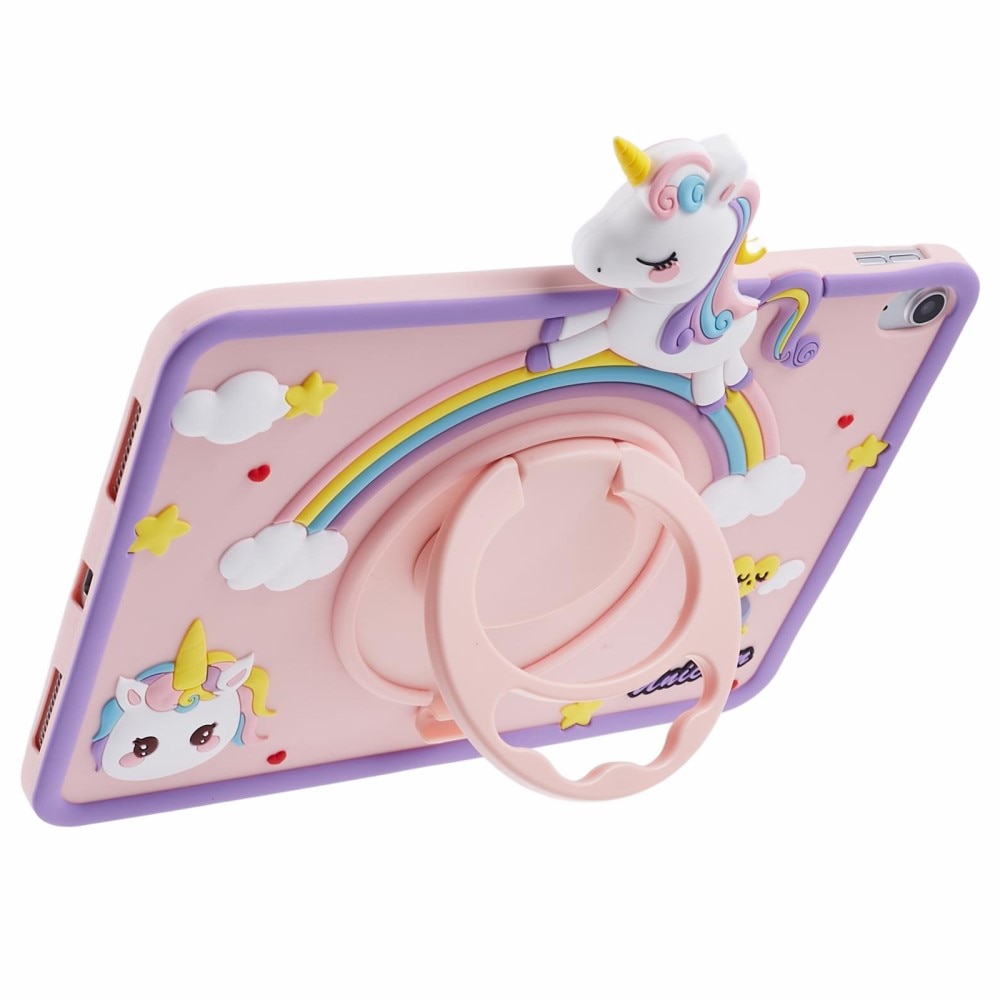 iPad 10.9 10th Gen (2022) Unicorn Case with Stand Pink