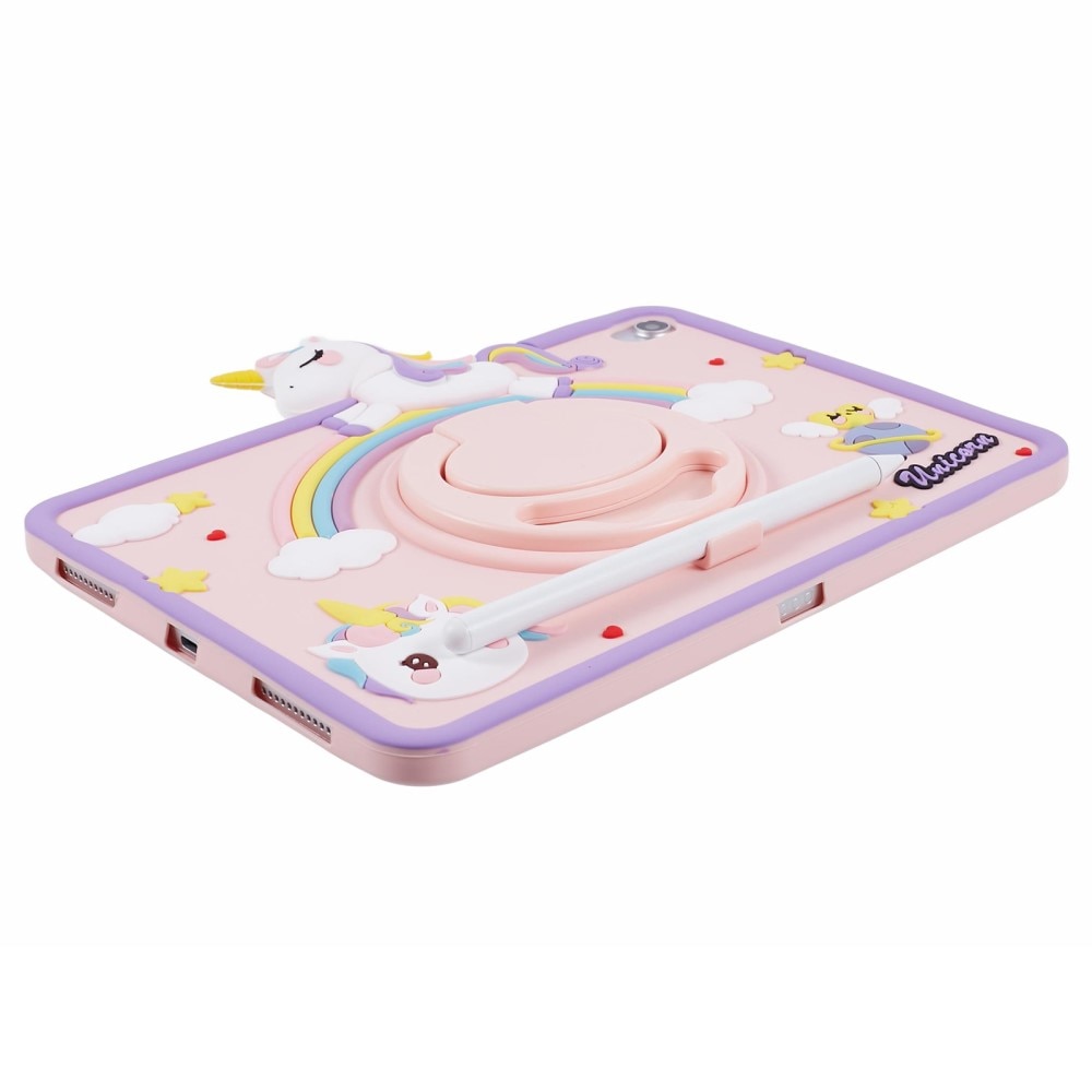 iPad 10.9 10th Gen (2022) Unicorn Case with Stand Pink