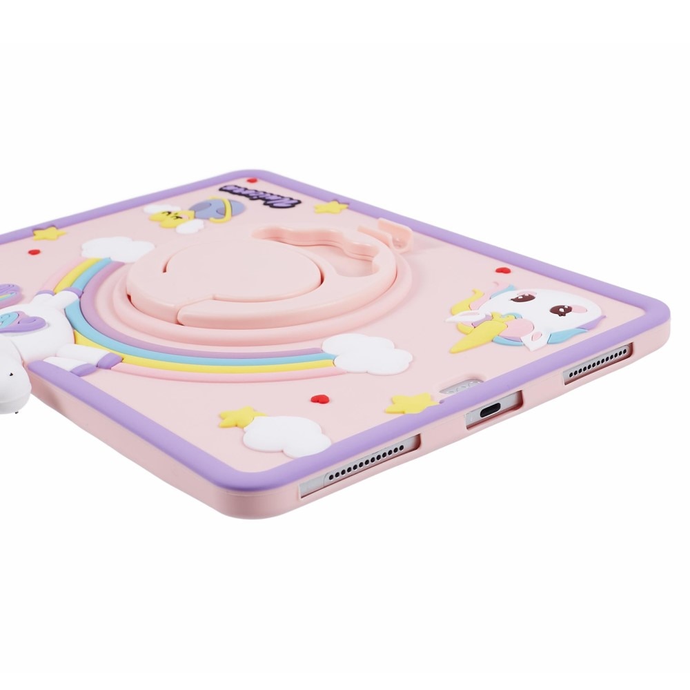 iPad Air 10.9 5th Gen (2022) Unicorn Case with Stand Pink