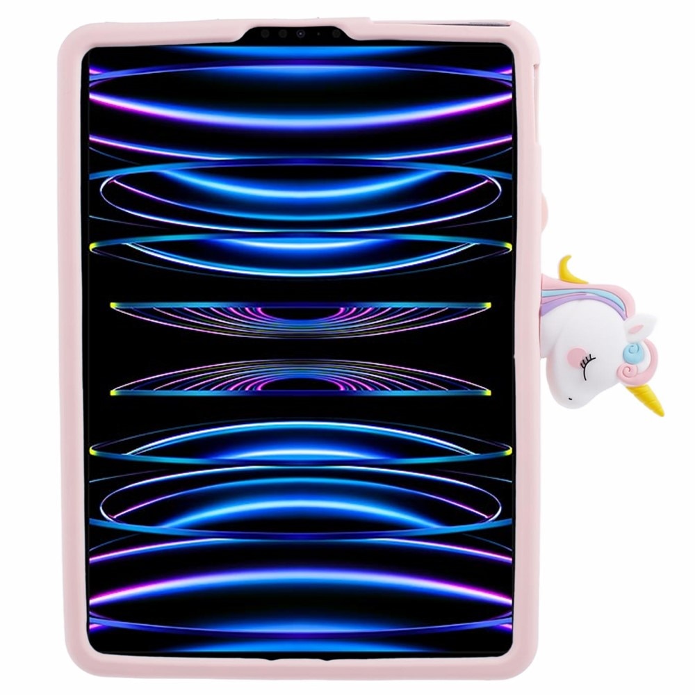 iPad Air 10.9 5th Gen (2022) Unicorn Case with Stand Pink
