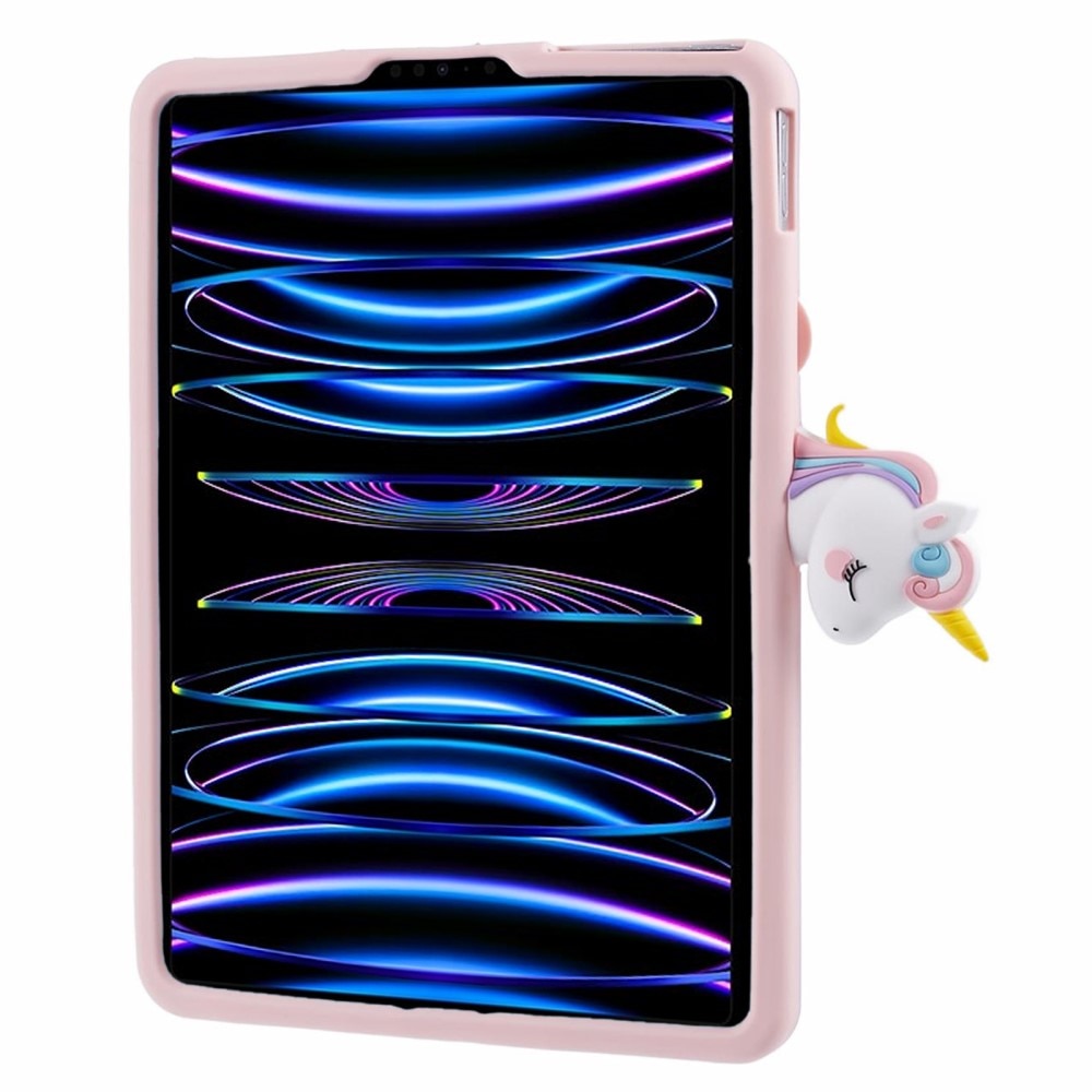 iPad Pro 11 3rd Gen (2021) Unicorn Case with Stand Pink