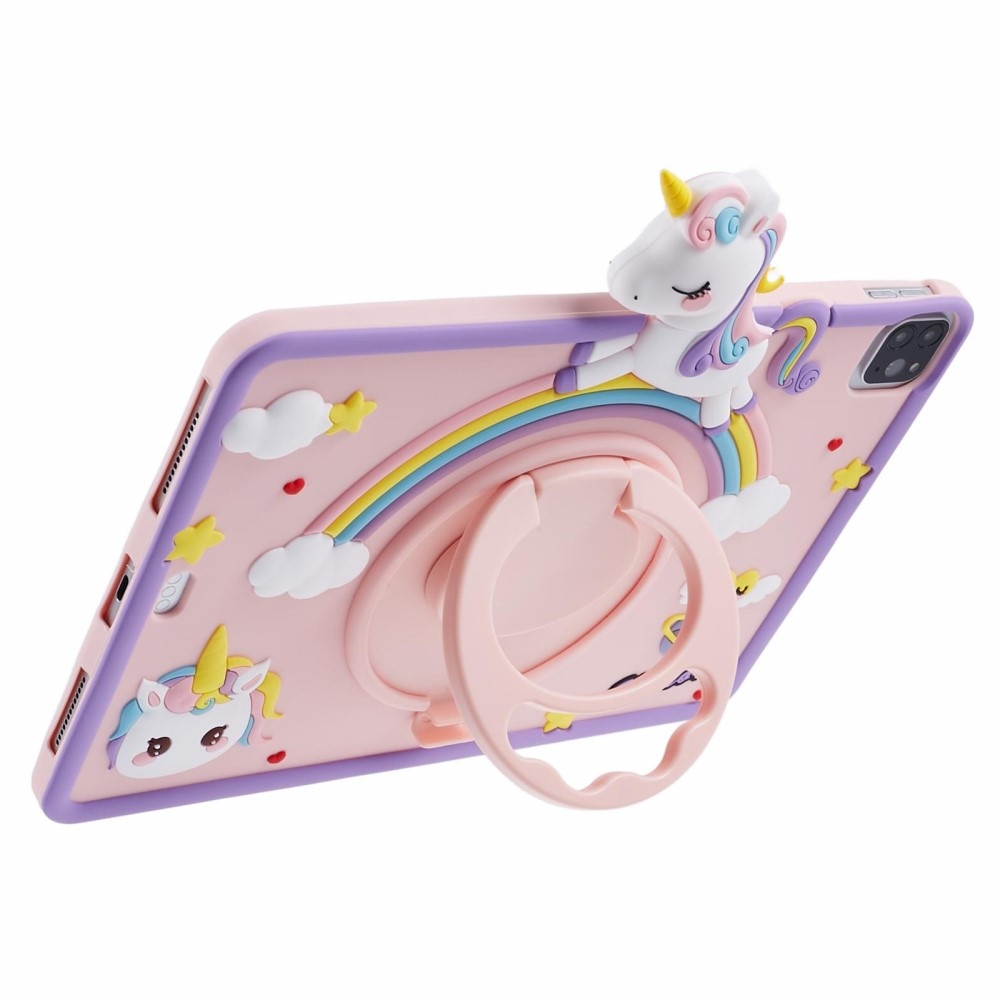 iPad Air 10.9 4th Gen (2020) Unicorn Case with Stand Pink