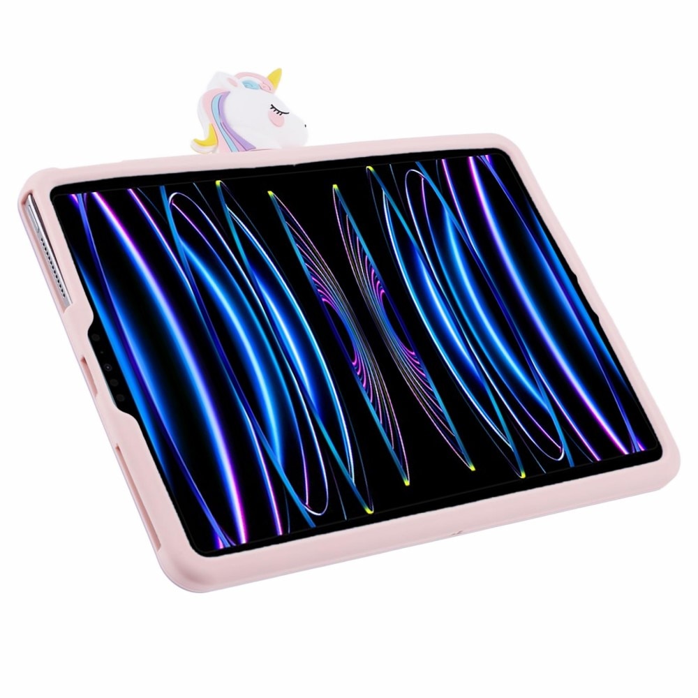 iPad Air 10.9 5th Gen (2022) Unicorn Case with Stand Pink