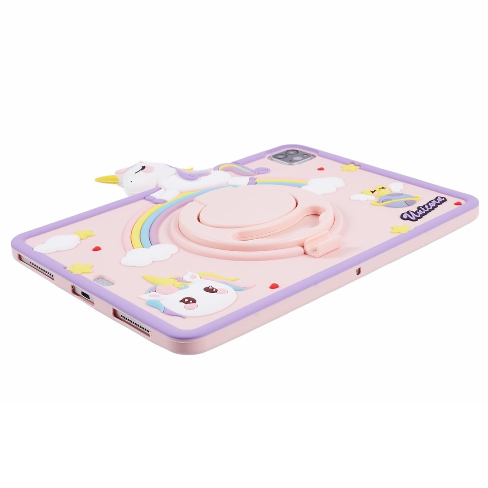 iPad Air 10.9 4th Gen (2020) Unicorn Case with Stand Pink