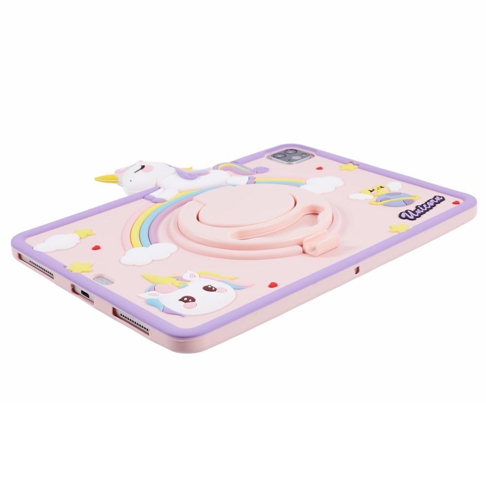 iPad Pro 11 4th Gen (2022) Unicorn Case with Stand Pink