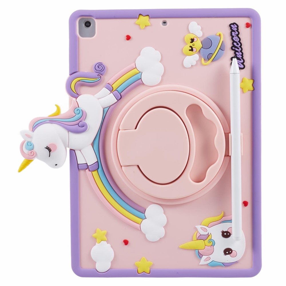 iPad 9.7 6th Gen (2018) Unicorn Case with Stand Pink