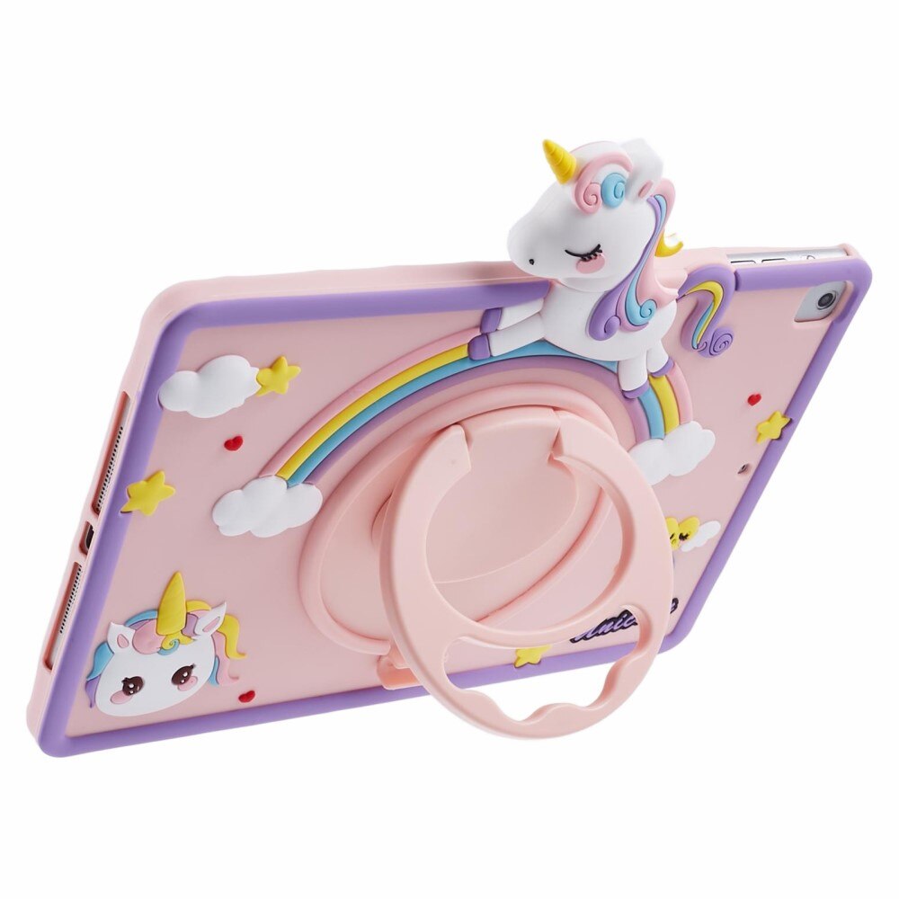 iPad 9.7 5th Gen (2017) Unicorn Case with Stand Pink