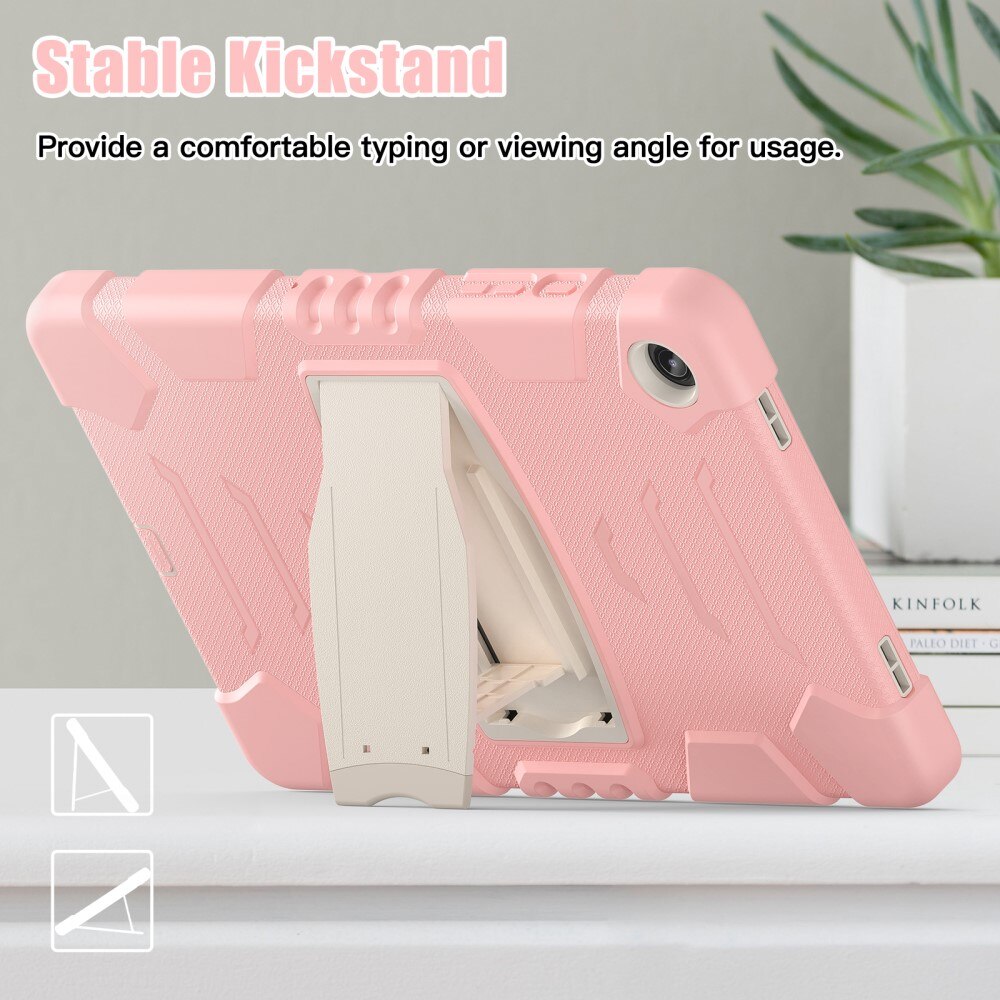 Samsung Galaxy Tab A9 Plus Shockproof Hybrid Case Kickstand Pink