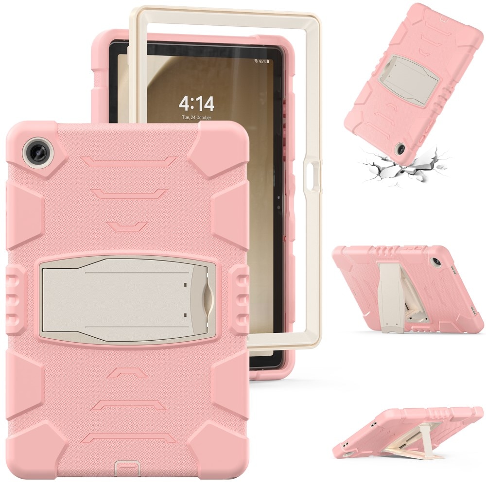 Samsung Galaxy Tab A9 Plus Shockproof Hybrid Case Kickstand Pink