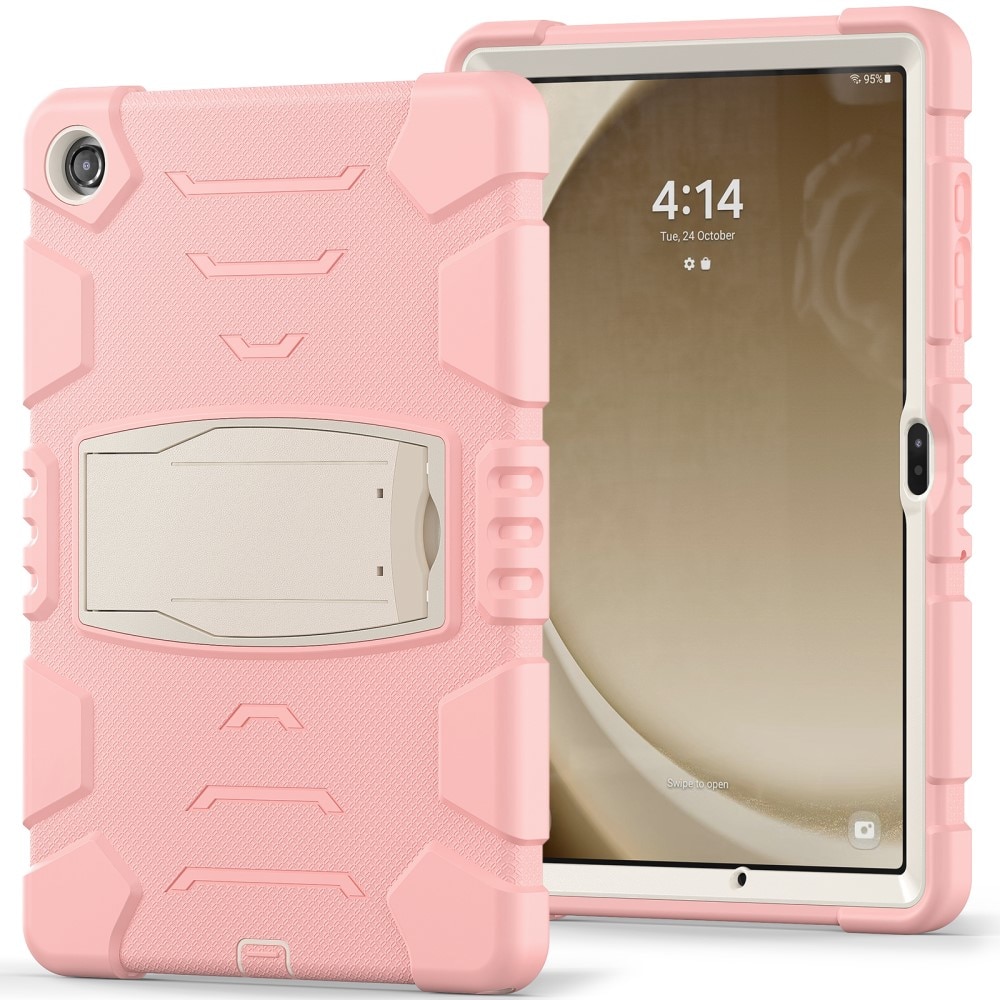 Samsung Galaxy Tab A9 Plus Shockproof Hybrid Case Kickstand Pink