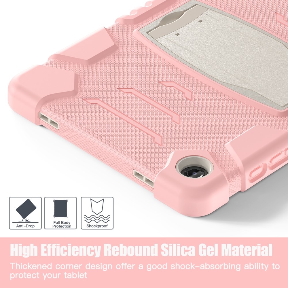 Samsung Galaxy Tab A9 Plus Shockproof Hybrid Case Kickstand Pink