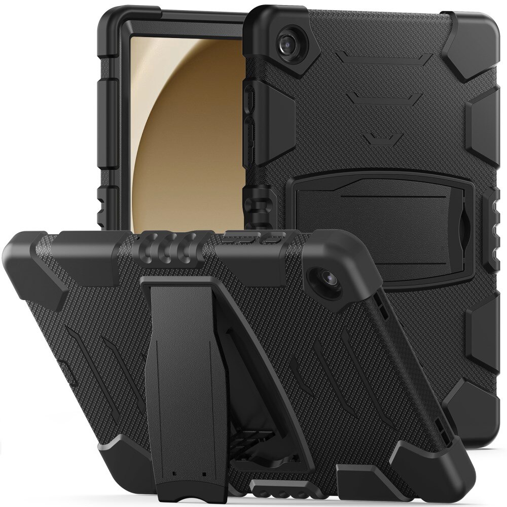 Samsung Galaxy Tab A9 Plus Shockproof Hybrid Case Kickstand Black